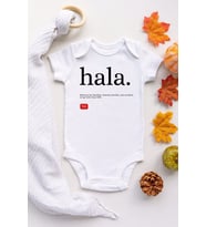 Unisex Bebek Beyaz Hala Tdk Çıtçıtlı Body Zıbın