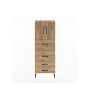 Hyperion Dolap 2 Raflı 4 Çekmeceli 2 Kapaklı 60x44x163 Aytaşı-Çam
