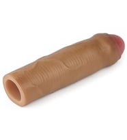 Lovetoy Nature-Extender Serisi Ultra Esnek Özel Silikonlu Sünnetsiz Esmer  Penis Kılıfı