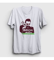 Presmono Unisex Beyaz Band Depeche Mode T-Shirt 139747tt