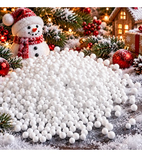 YAPAY KAR TANESİ YILBAŞI AĞACI SÜSLERİ 900 ADET BEYAZ NOEL AĞACI SÜSLERİ VİTRİN MEKAN SÜSLEME