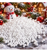 YAPAY KAR TANESİ YILBAŞI AĞACI SÜSLERİ 900 ADET BEYAZ NOEL AĞACI SÜSLERİ VİTRİN MEKAN SÜSLEME