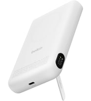 BPD014HQWH UltraCharge Pro 10.000 mAh Manyetik Standlı Power Bank, 25W Hızlı Kablosuz Şarj, Qi2, USB-C 30W, Beyaz