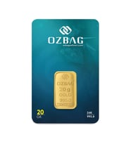 AgaKulche 24 Ayar 20 gr 995 Özbağ Külçe Altın