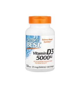 Vitamin D3 D3 Vitamini, 125 mcg (5.000 IU), 360 Yumuşak Kapsül