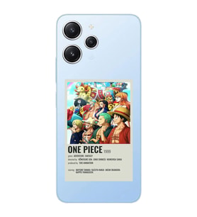 Xiaomi REDMI 12 Uyumlu One Piece Desenli Şeffaf Telefon Kılıfı