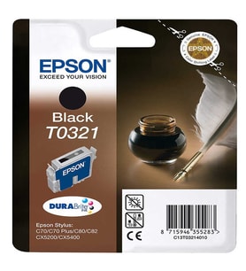 Epson T0321-C13T03214020 Siyah Kartuş