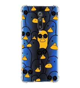 Xiaomi Redmi K20 Pro Köşe Korumalı Antişok Kapak Duck Tasarımlı Şeffaf Silikon Kılıf