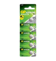 Gp 186 LR43 AG-12R 1.5 Volt Alkalin Düğme Pil 5'li Paket