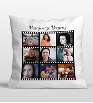 Kişiye Özel Mesajlı Film Şeridi Yastık