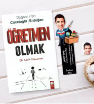 BK Gift Kişiye Özel Erkek Sınıf Öğretmeni Karikatürlü Ahşap Kitap Ayracı Ve Öğretmen Olmak Kitabı Hediye Seti-1