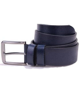 Dagoster DMK26-467DG Lacivert 4 cm Hakiki Deri Erkek Kemer