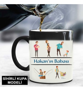 Babalar Günü Hediyesi Sihirli Kupa Bardak (STD)