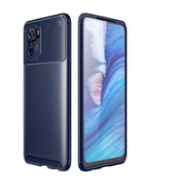 Xiaomi Redmi Note 10S Kılıf Esnek Soft Karbon Tasarım Legion Serisi (Lacivert)