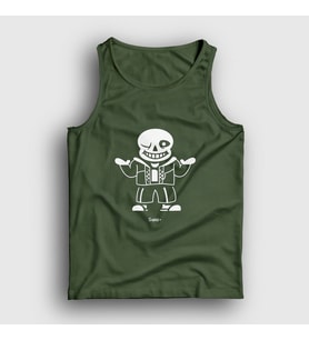 Presmono Unisex Haki Sans Undertale Atlet 32492tt (Haki)