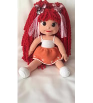 Süslü Bebek Amigurumi Organik Oyuncak