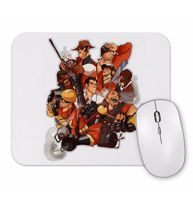 TEAM FORTRESS 2  RED TEAM Mouse Pad