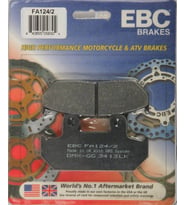 Ebc Fa124/2 1991-1993 Honda XL 600 Transalp Uyumlu Ön Fren Balatası Organik Bala