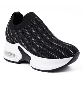 Guja 300 3 26YA Kadın Sneaker Günlük Ayakkabı Siyah