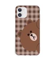 Iphone 11 Uyumlu Ayıcık Tasarımlı Şeffaf Telefon Kılıfı