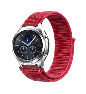 BİPOWER Huawei Watch 22mm KRD3 Hasır Kordon Kırmızı