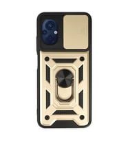 Po M5 Kılıf Pars Lens Yüzüklü - Gold