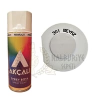 Akçalı Akrilik Sprey Boya PARLAK BEYAZ 400 ml - 301