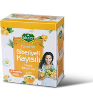 Akzer FormMix Biberiyeli Kayısılı Karışık Bitki Süzen Poşet Çay 60 x 1.5 G
