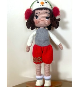 Amigurumi Oyun Arkadaşı Dora Doll