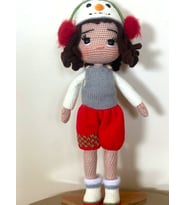 Amigurumi Oyun Arkadaşı Dora Doll