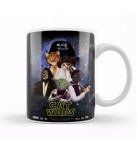 Star Cat Wars 017 Kupa Bardak Porselen