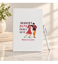 Modern Dans Öğretmenine İsme Özel Defter ve Kalem Seti