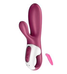 Hot Bunny Connect Güçlü Titreşimli App Kontrollü Rabbit Vibratör+Vibratör