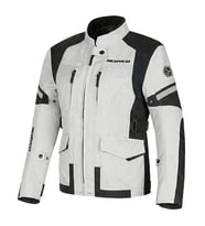 JK122K Motosiklet Montu Çocuk 4 Mevsim Oxford 600-D Dayanıklı Kumaş Motorcu Mont Kids Gri