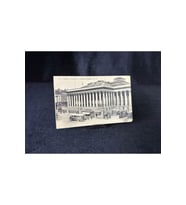 FRANSA PARİS - LA BOURSE The Stock Exchange - A.L. SİYAH BEYAZ KARTPOSTAL- BORSA BİNASI