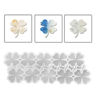 Epoksi Silikon Kalıp Yonca Bardak Altı Ve Magnet Kalıbı 6.8 CM 10 Lu