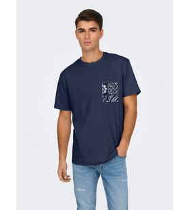 ONSPERRY LIFE REG LEAF SS POCKETTEE Blue Nights