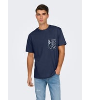 ONSPERRY LIFE REG LEAF SS POCKETTEE Blue Nights