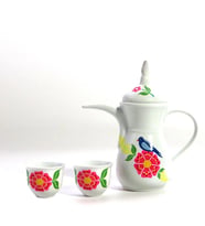 Mırra Set Beyaz Kuşlu