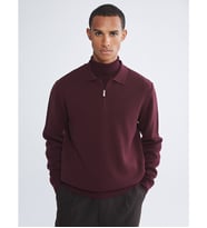 LCW Vision Bordo Polo Yaka Erkek Triko Kazak