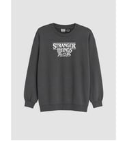 LCW Kids Antrasit Lisanslı Erkek Çocuk Sweatshirt