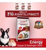 Tavşan & Kemirgen Yemi 500 g - 3 Adet
