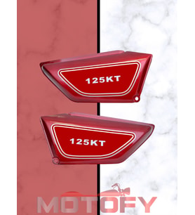 MONDİAL KT 125 YAN KAPAK TAKIMI BORDO