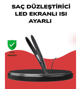 A Kalite Orijinal 2025 Isı Ayarlı Titanyum Seramik Plakalı Profesyonel Saç Düzleştirici