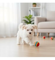Runaway Gökkuşağı Renkli Kedi Köpek Oyun Topu 2’li