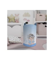 MEKTA HOME BEBEK VE ÇOCUK ODASI Romantic Girl Desenli Mavi Oyuncak Sepeti