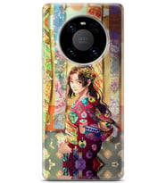 Huawei Mate 40 Pro Uyumlu Kılıf Anime 15 Çin Anime Kalın Silikon Açık Yeşil