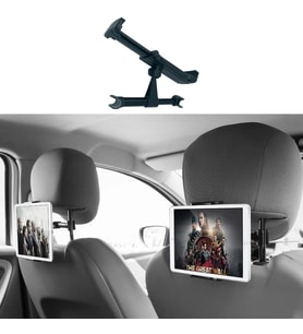 Oto Koltuk Arkası Telefon Tablet Tutucu Ayarlanabilir 360 Derece Dönebilen Pratik Stand (5365)
