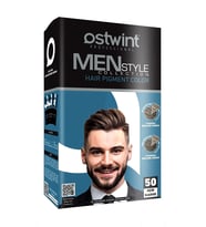 Ostwint Saç Renklendirici Şampuan Saç, Sakal Boyamadan Doğal Renk Geri Yükleme No50 Açık Kahve 50ml