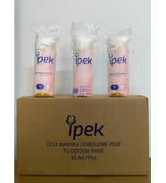 makyaj temizleme pamuğu 70 adet x 30 paket